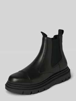 Armani Exchange Chelsea boots van echt leer model 'ANGRY ACTION'