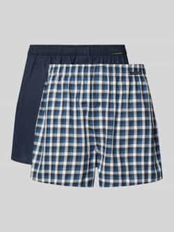 Schiesser Boxershort met elastische band in een set van 2 stuks