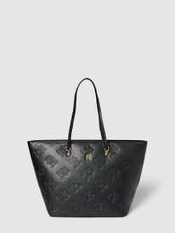 Tommy Hilfiger Zwarte schoudertas met contrastdetails Black Dames