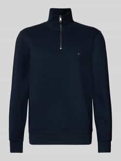TOMMY HILFIGER Heren Truien & Vesten Essential Fleece 1 4 Zip Donkerblauw