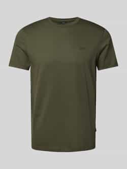 JOOP! Collection T-shirt met geribde ronde hals model 'Cosmo'