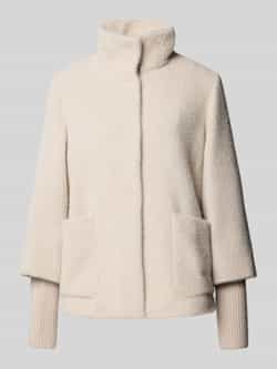 S.Oliver BLACK LABEL Regular fit jack met lange ribgebreide manchetten
