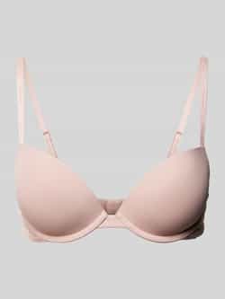 Calvin Klein Underwear Push-up-bh met kanten garnering model 'ATTRACTION PUSH UP PLUNGE'