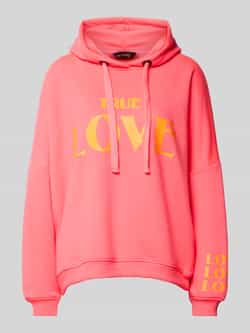Miss goodlife Hoodie met statementprint model 'True Love'