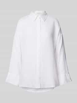 Christian Berg Woman Relaxed fit linnen blouse met overhemdkraag