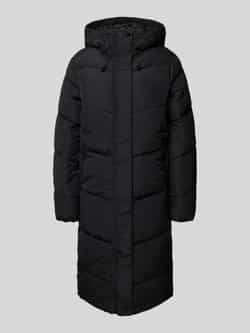 Only Relaxed fit gewatteerde lange jas met capuchon model 'MAGGI LIFE'