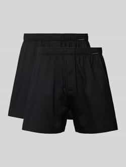 Schiesser Boxershort met elastische band in een set van 2 stuks