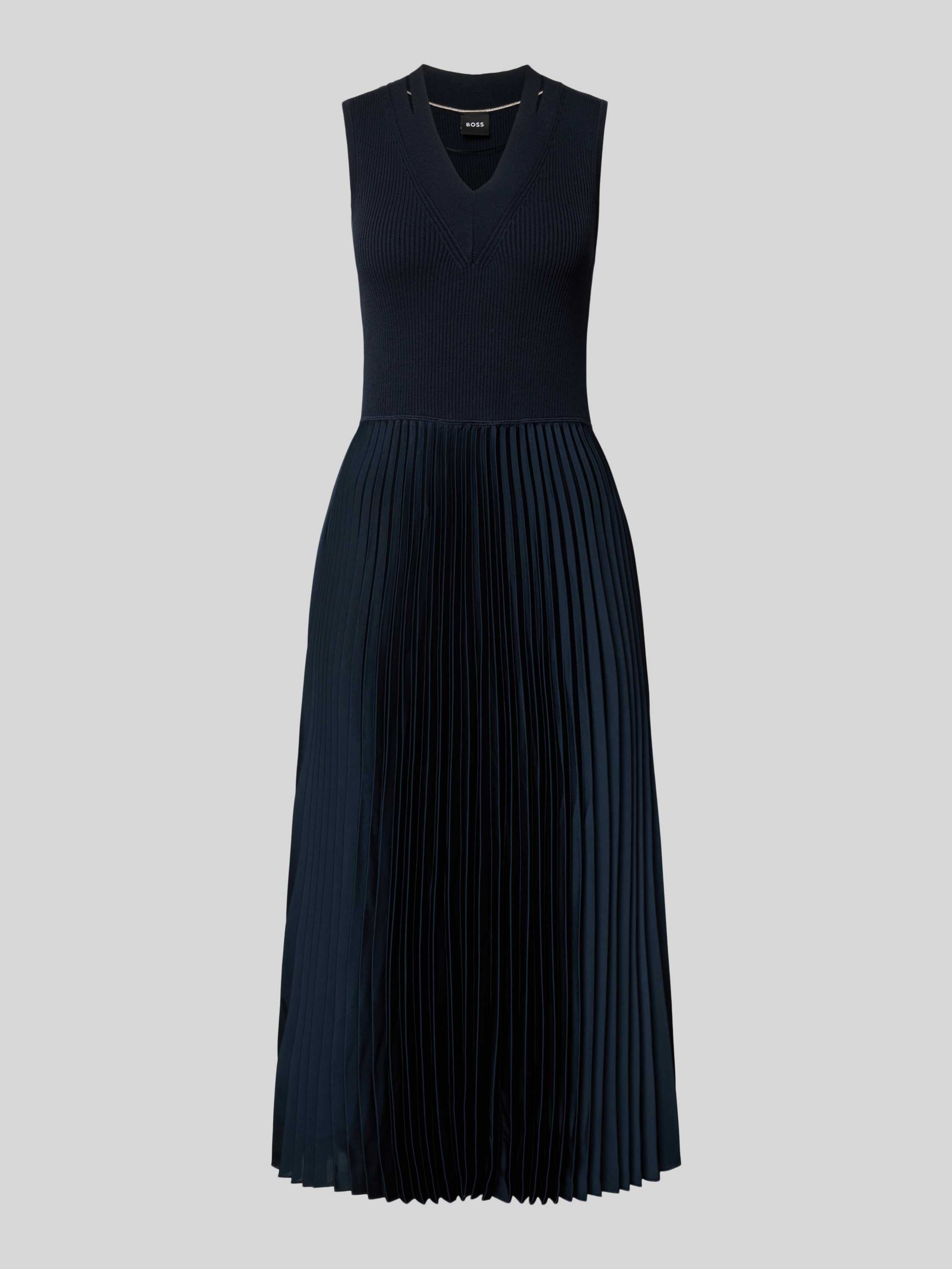 Boss Midi-jurk met plissévouwen model 'Farara'