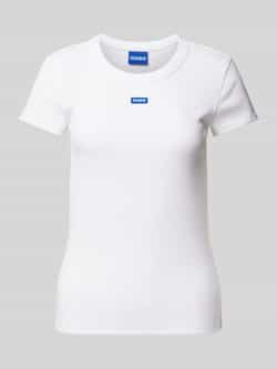 OTTO HUGO Blue T-shirt Easy Tee_B met hugo applicatie