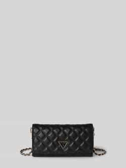 Guess Clutch met doorgestikte naden en labelapplicatie model 'GIULLY II'