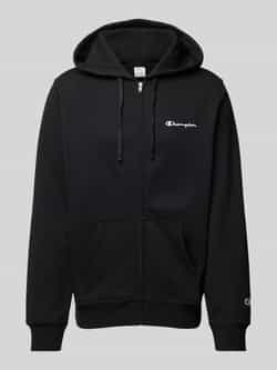Champion Zwarte capuchontrui met volledige rits Black Heren
