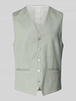 HECHTER PARIS Regular fit gilet met paspelzakken