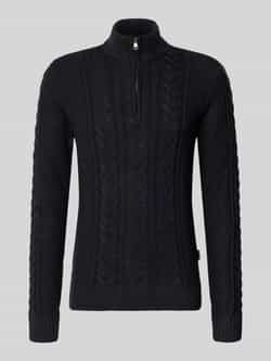 Blend Gebreide pullover met ritssluiting model 'BASIM'