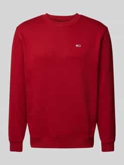 TOMMY JEANS Sweatshirt TJM REG S FLAG CREW met geborduurd merklogo op borsthoogte