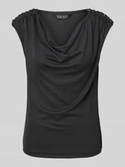 Lauren Ralph Lauren T-shirt met cascadehals model 'PRIYANNE'