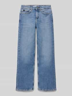 Calvin Klein Straight jeans HR WIDE LEG AUTH BLUE DENIM