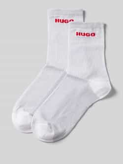 HUGO underwear Vrijetijdssokken 2P QS RIB LUREX PA W (set 2 paar)