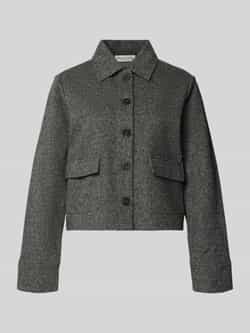 Marc O'Polo Regular fit korte blazer van katoenmix