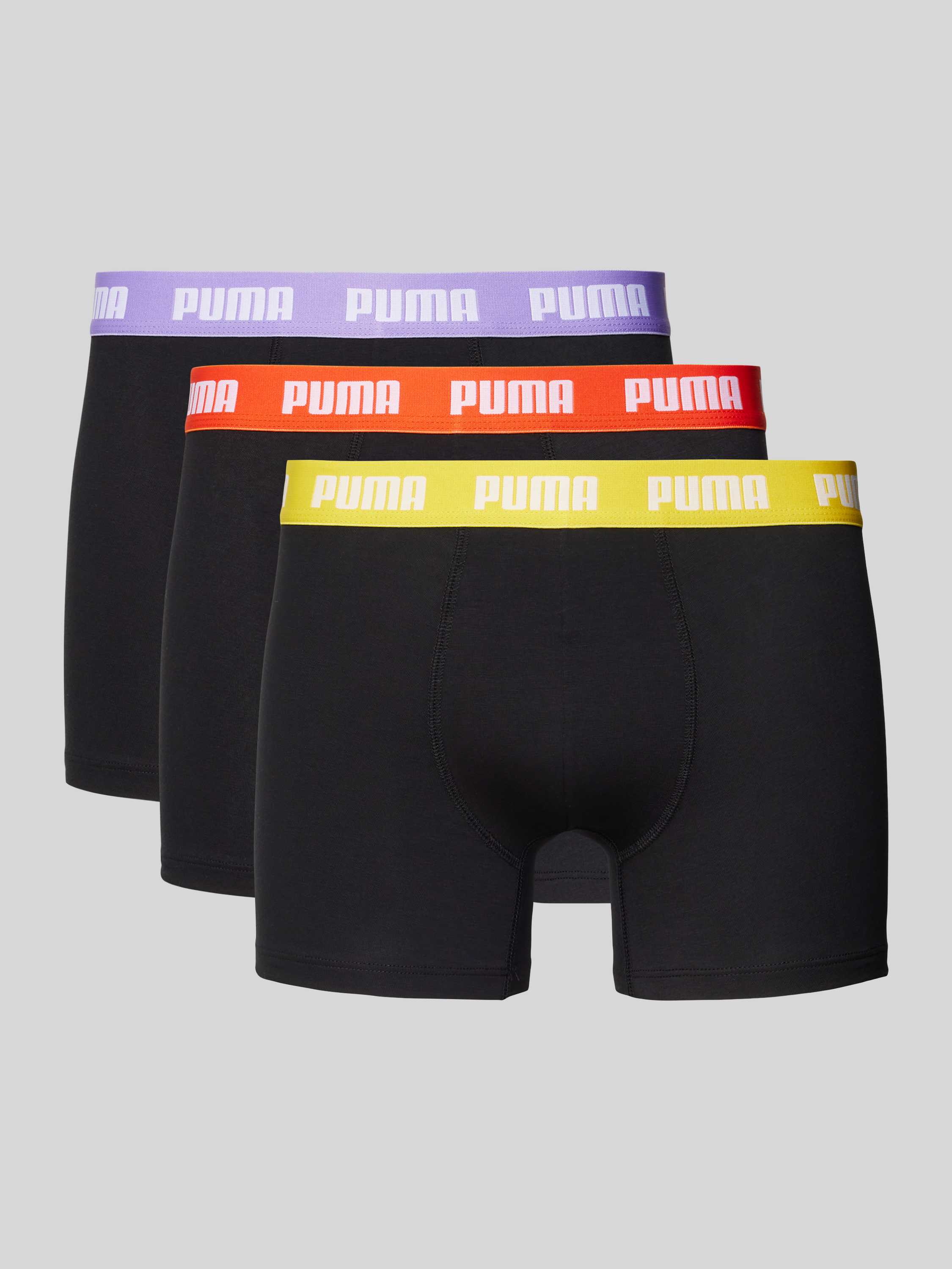 Puma Boxershort met labeldetail in een set van 3 stuks