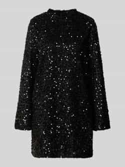 Jake*s Collection Knielange jurk met pailletten