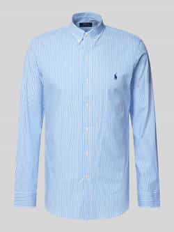Polo Ralph Lauren Slim fit vrijetijdsoverhemd met labelstitching