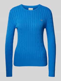 Gant Gebreide pullover met ribboorden