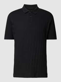 Marc O'Polo Regular fit poloshirt met korte knoopsluiting