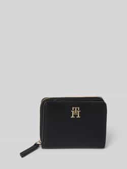 Tommy Hilfiger Portemonnee TH LOGOTAPE MED ZA dames portemonnee kaartenetui met elegant th-logo-element