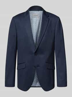 Pierre Cardin Regular fit 2-knoops colbert met klepzakken model 'Lukas'