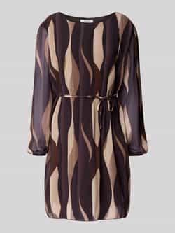 ZABAIONE Mini-jurk met strikceintuur model 'Sa44raa'