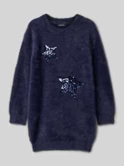 BLUE SEVEN Gebreide jurk met pailletten