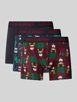 Jack & jones Boxershort met elastische band in een set van 3 stuks