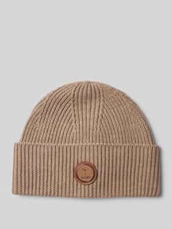 JOOP! Collection Beanie met labelbadge model 'Feranto'