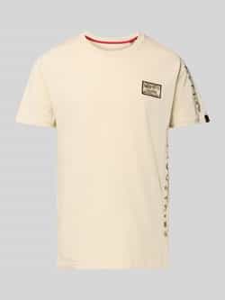 Alpha industries T-shirt met ronde hals model 'Camo Sleeve'