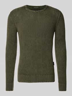 Replay Gebreide pullover met labeldetail