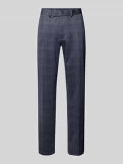 Christian Berg Men Pantalon met persplooien en achterzakken