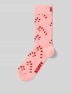 Happy Socks Regular fit sokken met motiefstitching model 'Candy'