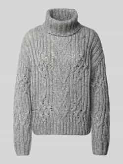 Christian Berg Woman Gebreide pullover met kabelpatroon