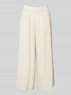 Pieces Loose fit culotte van een mix van viscose en linnen model 'PIA'