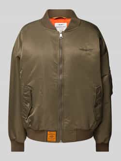 Original Bombers Oversized bomberjack met labelstitching