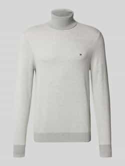 Tommy Hilfiger Regular fit coltrui van een mix van katoen en kasjmier