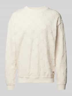 JOOP! Collection Sweatshirt met structuurmotief met logo model 'Tizio'