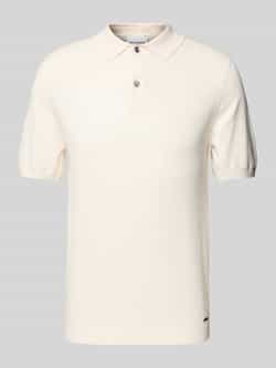 Roy Robson Poloshirt met korte knoopsluiting