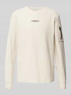 G-Star Raw Gebreide pullover met labelopschrift model 'tweeter'
