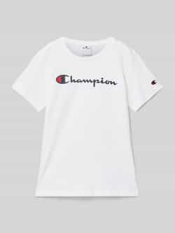 Champion T-shirt met labelprint