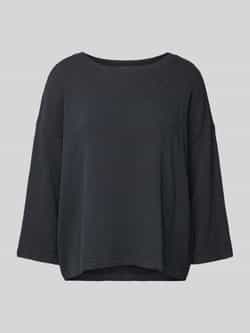 American vintage Shirt met lange mouwen en geribde ronde hals model 'YRUKI'