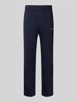 Champion Straight fit sweatpants met logostitching model 'Icons'