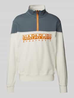 Napapijri Sweatshirt met opstaande kraag model 'SATURNIA'