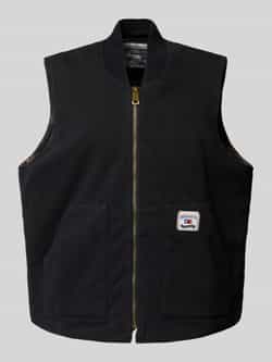 ANOTHER COTTON LAB Gilet met ritssluiting en labeldetail