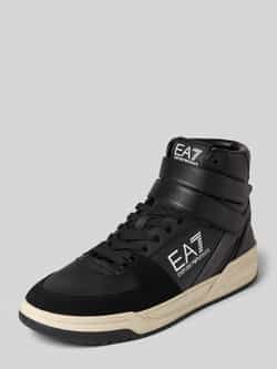 EA7 Emporio Armani High top sneakers met labelprints model 'BASELINE BASKET'
